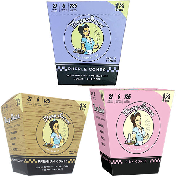 Blazy Susan 1 1/4 Cones (6ct/21pk)