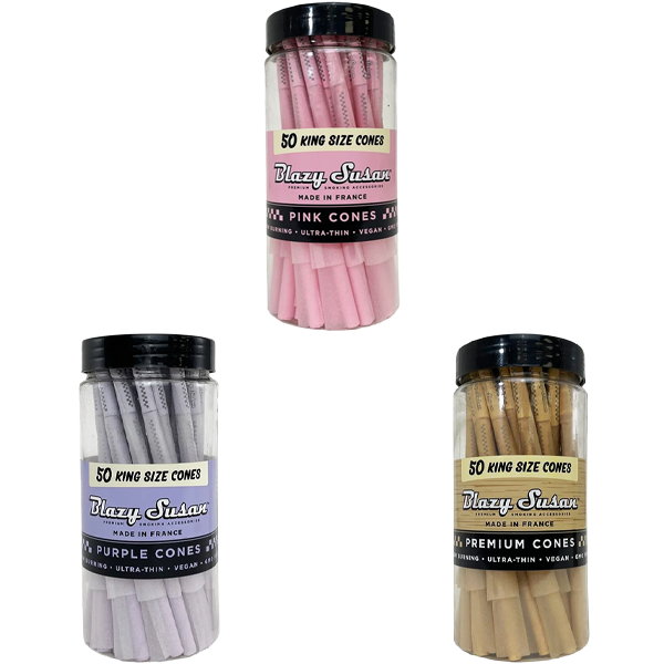 Blazy Susan King Size Cones (50ct Jar)