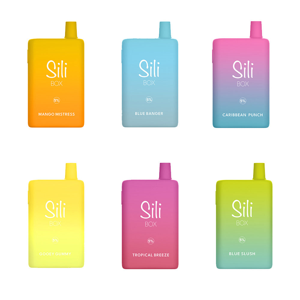 Sili Box Disposable | 6000 Puffs | 16mL | MOQ 5pc | Group Photo