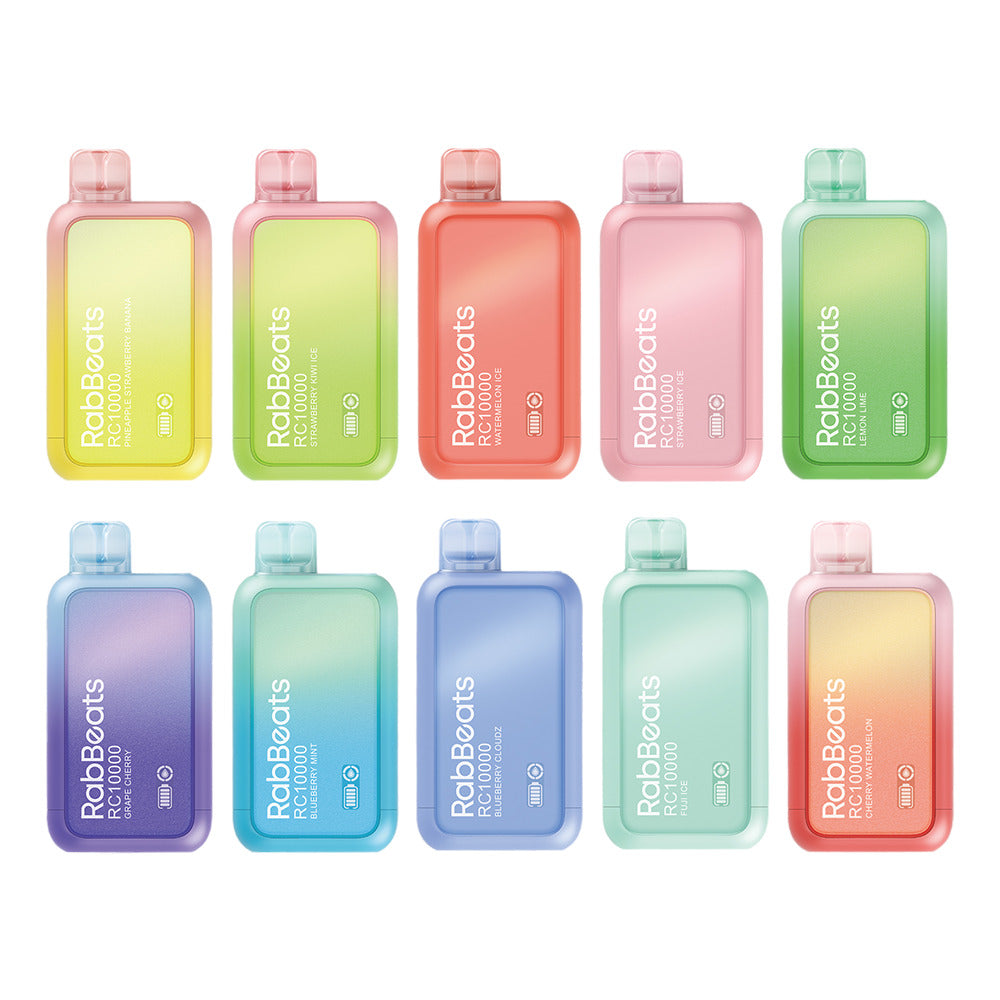 RabBeats RC10000 Disposable | 10000 Puffs | 18mL | 50mg | MOQ 5 | Group Photo