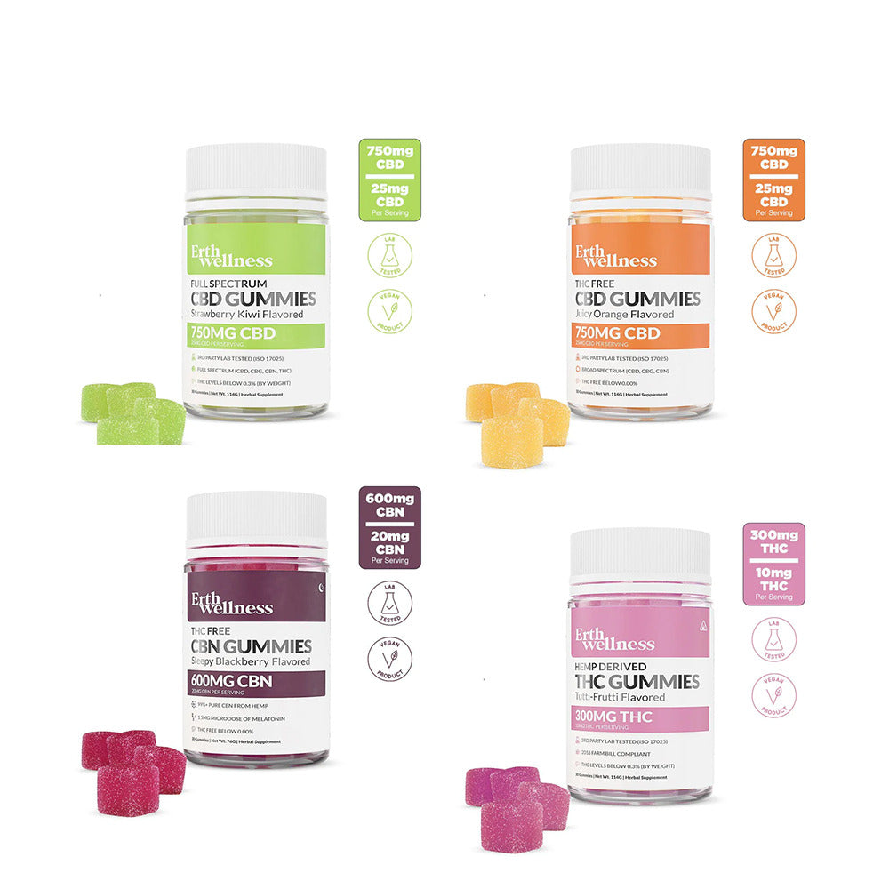 ERTH Gummies (30ct Jar) | Group Photo