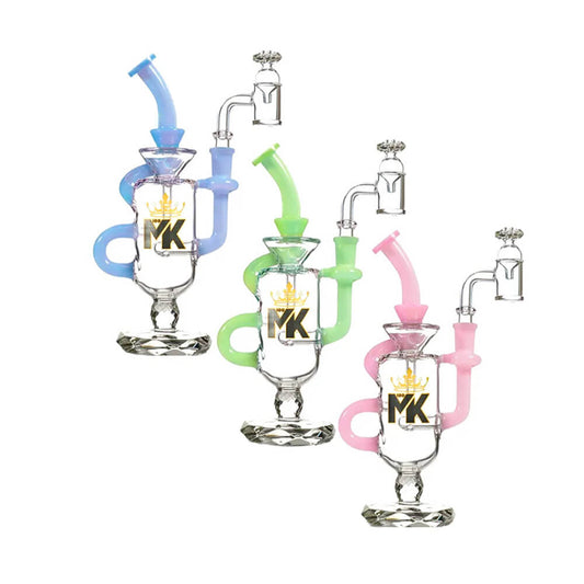 MKGlass MK199 Wine Glass Recycler 10″ Water Pipe | Group Photo