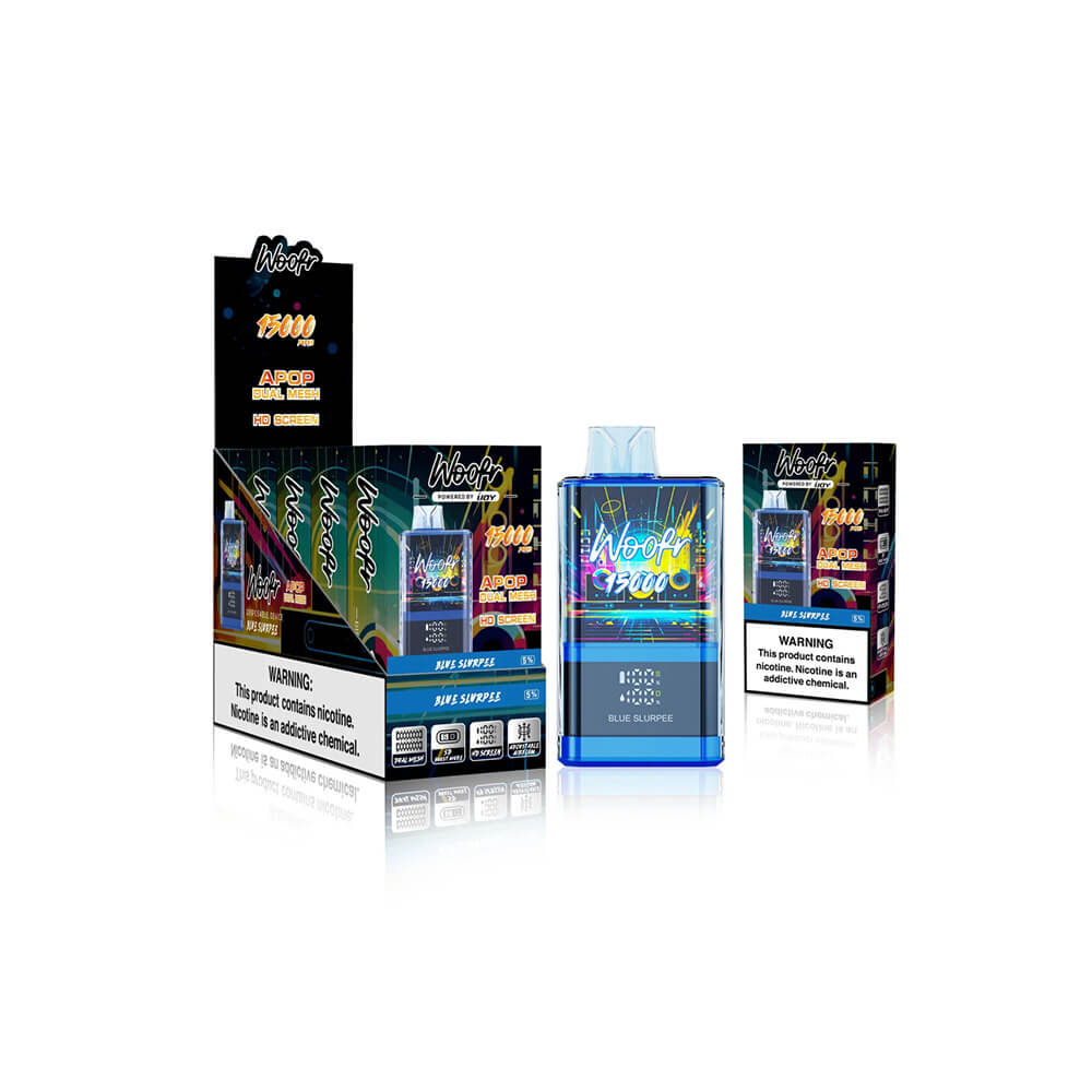 Woofr Disposable | 15000 Puffs | 20mL | 50mg | MOQ 5 | Blue Slurpee with Packaging