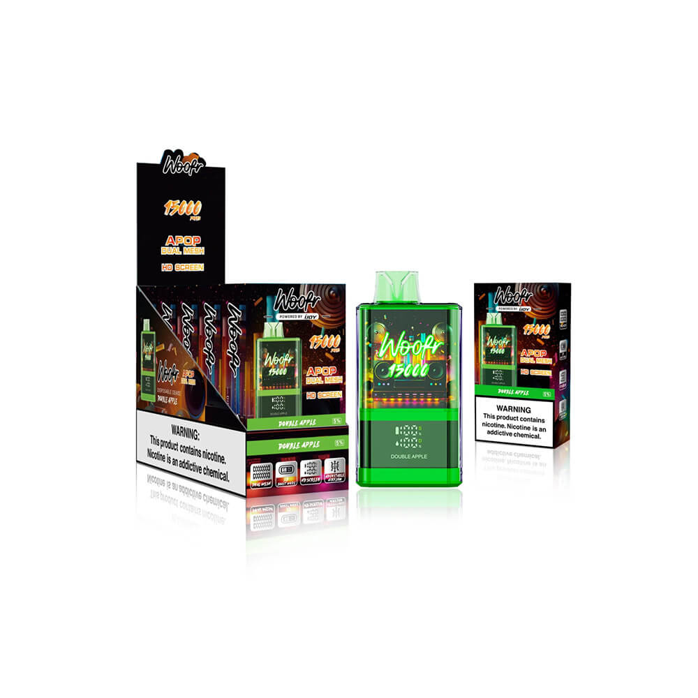Woofr Disposable | 15000 Puffs | 20mL | 50mg | MOQ 5 | Double Apple with Packaging