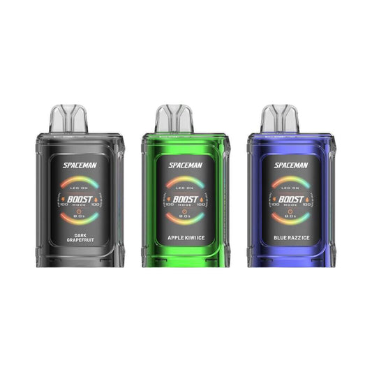 Space Man Prism Disposable | 20000 Puffs | 18mL | 50mg | MOQ 5 | Group Photo