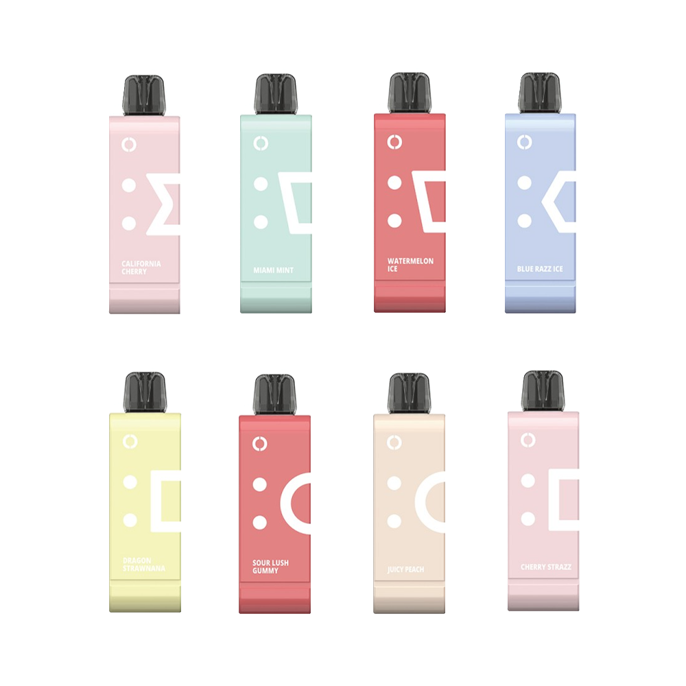 Off Stamp Pod Disposable | 9000 Puffs | 13mL | 50mg | (Pod Disposable Only) | MOQ 10 | Group Photo