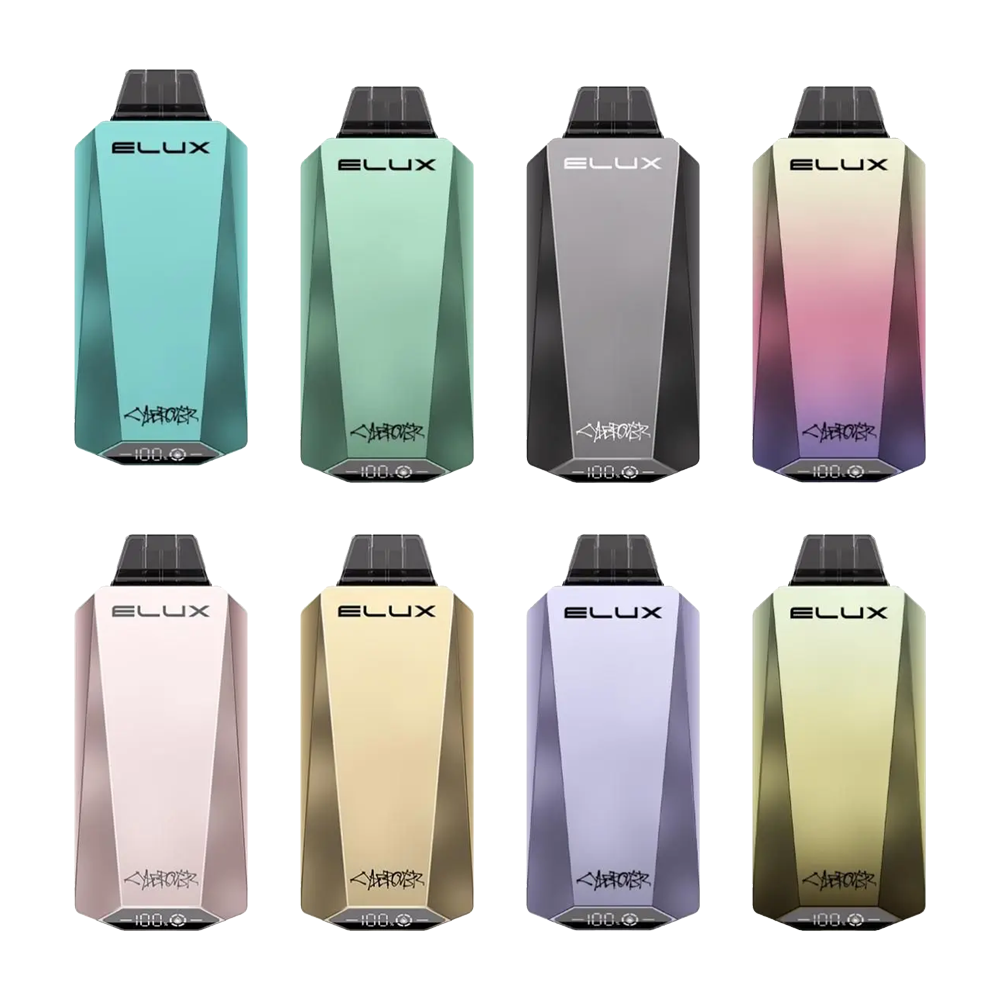 Elux Cyberover Disposable | 18000 Puffs | 18mL | 50mg | MOQ 5 | Group Photo