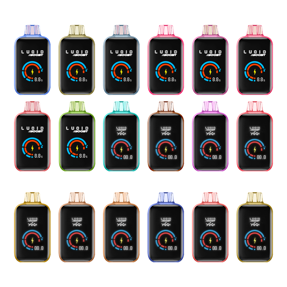 Lucid Boost Disposable | 20123 Puff | 18mL | 50mg | MOQ 5 | Group Photo