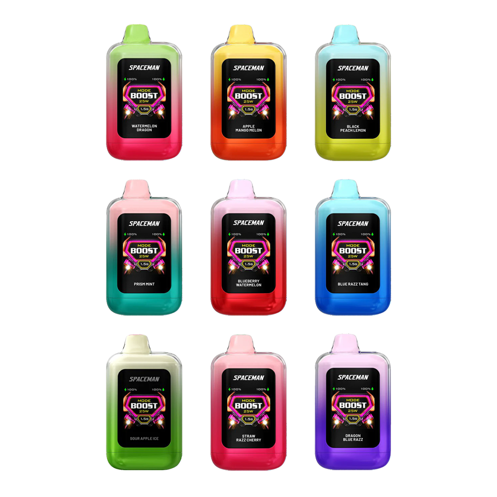 Space Man Nebula Disposable | 25000 Puffs | 18mL | 50mg | MOQ 5 | group photo