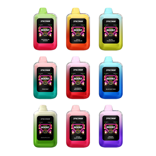 Space Man Nebula Disposable | 25000 Puffs | 18mL | 50mg | MOQ 5 | group photo