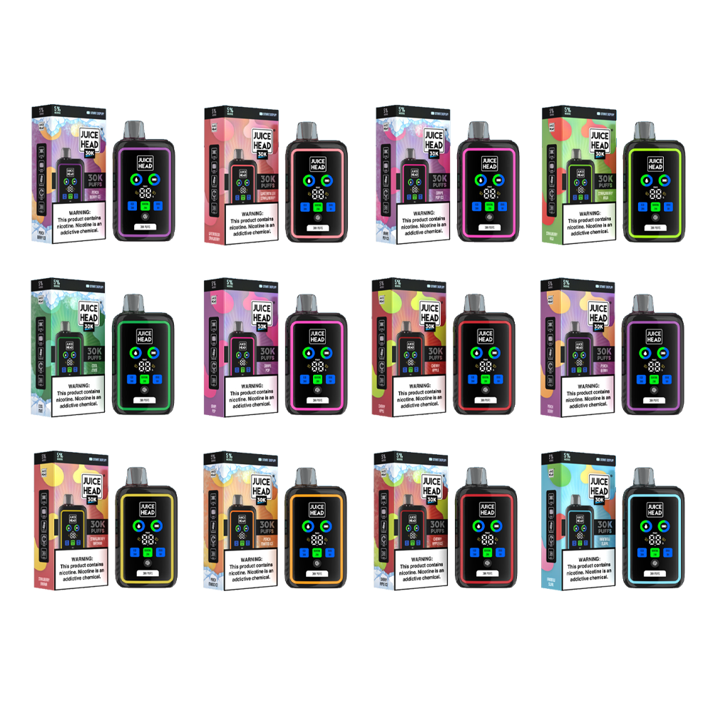 Juice Head 30K Disposable | 30000 Puffs | 24mL | 50mg | MOQ 5 | Group Photo