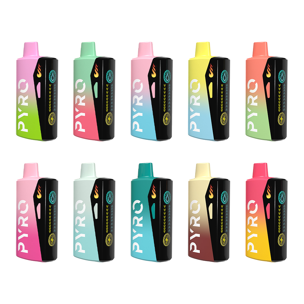 Pyro Boost Disposable | 25000 Puffs | 20mL | 50mg | MOQ 5 | Group Photo