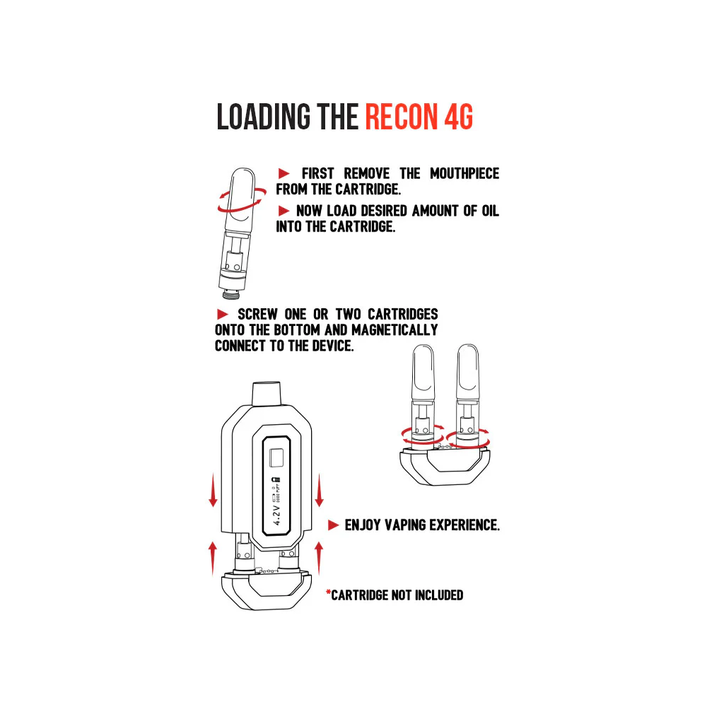 Wulf Recon Dual Cart Series 510 Battery Mod (9pc Display)