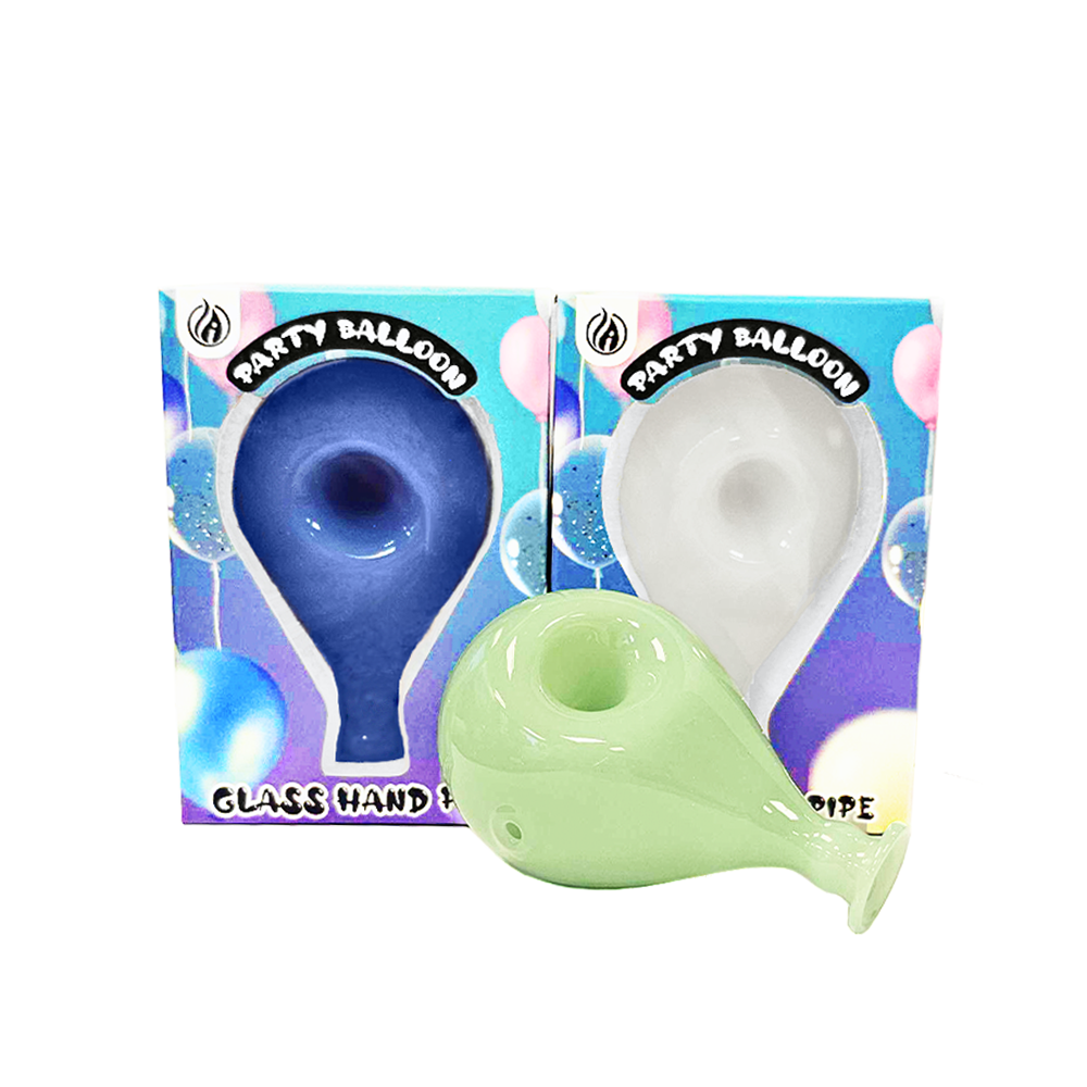 Focus Balloon Glass Hand Pipe 3.3″ - Group Photo