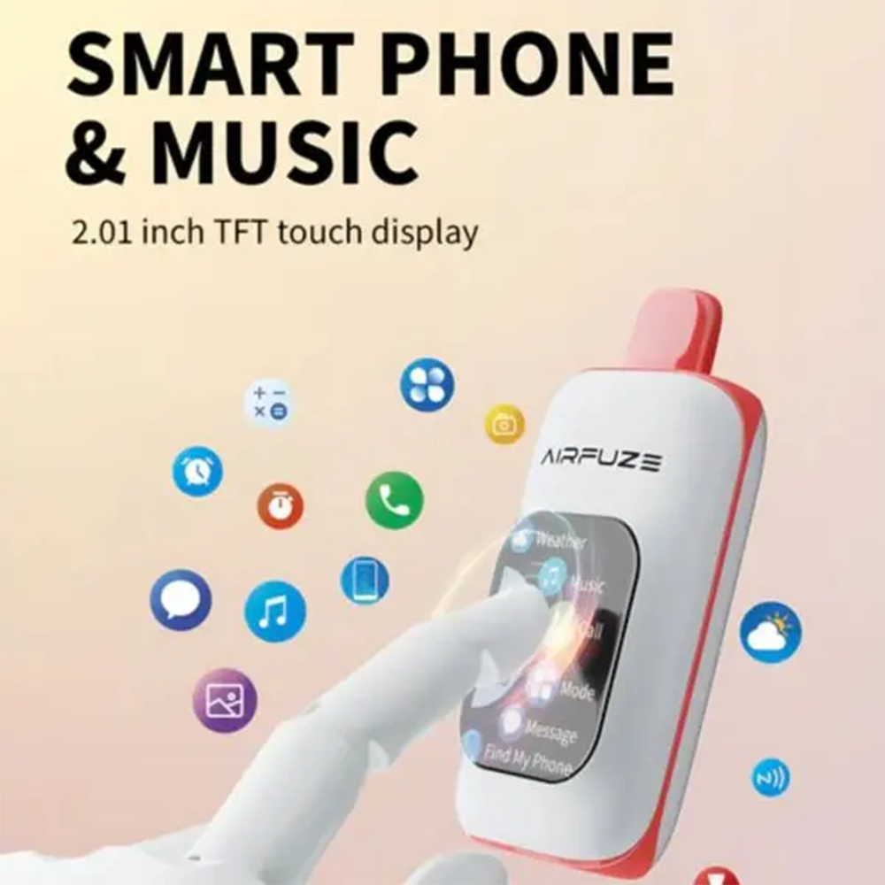 AIRFUZE Smart-Phone Disposable | 30000 Puffs | 20mL | 50mg | MOQ 5