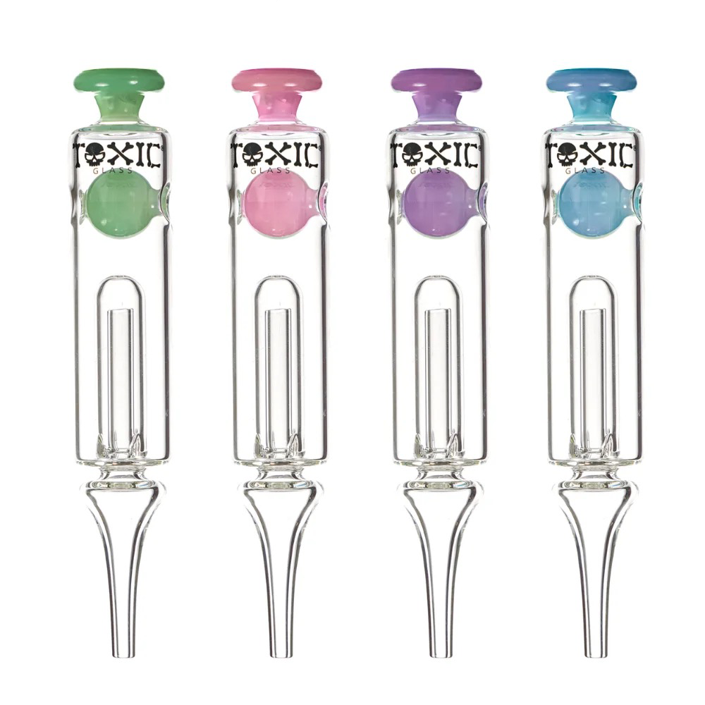 MKGlass TXNC32 Toxic Sphere Glass Nectar Collector - Group Photo