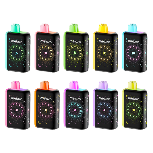 Geek Bar Meloso Bar Disposable | 30000 Puffs | 18mL | 50mg | MOQ 5 | Group Photo