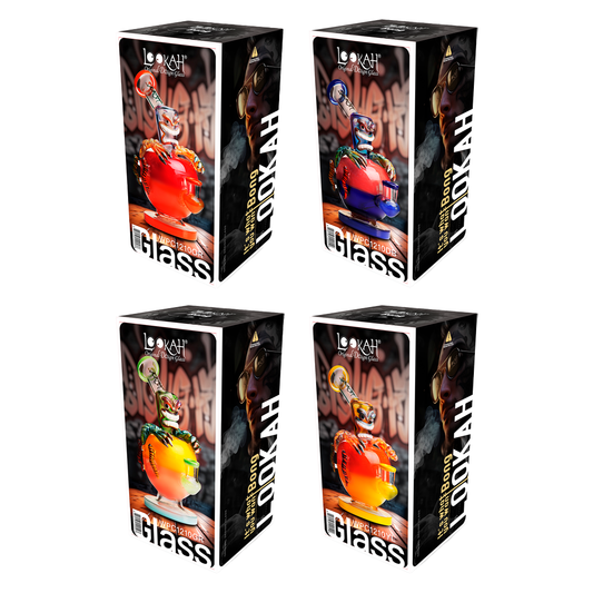 Lookah 9″ Mini Poison Apple Water Pipe (WPC1210) - Group Photo