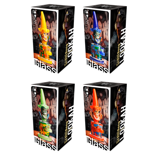 Lookah 10″ Cool Hooded Cactus Water Pipe (WPC1211) - Group Photo