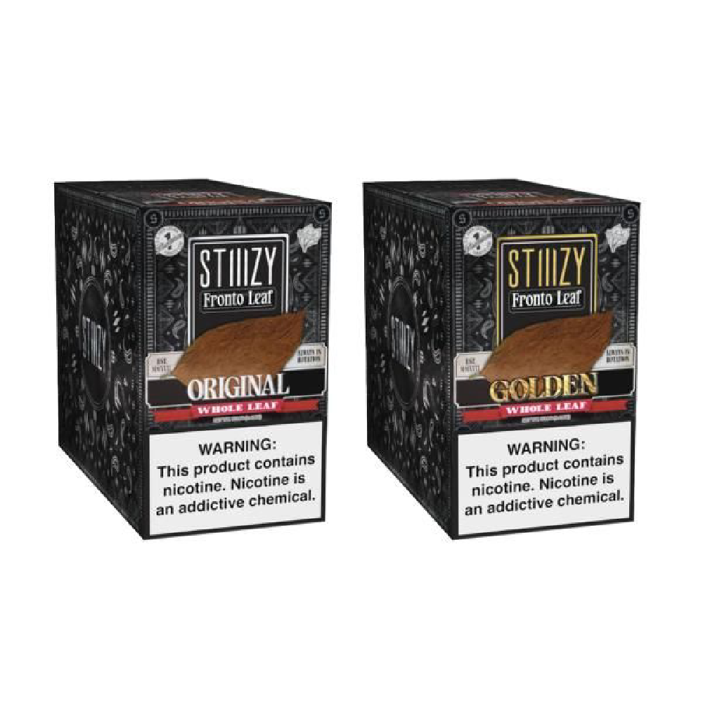 STIIIZY Fronto Leaf (Wraps)(1-Pack)(10ct Display) - Group Photo
