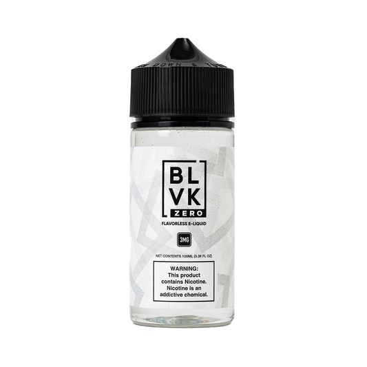 Flavorless by BLVK ZERO Series E-Liquid | 100mL | 3mg | Freebase | bottle