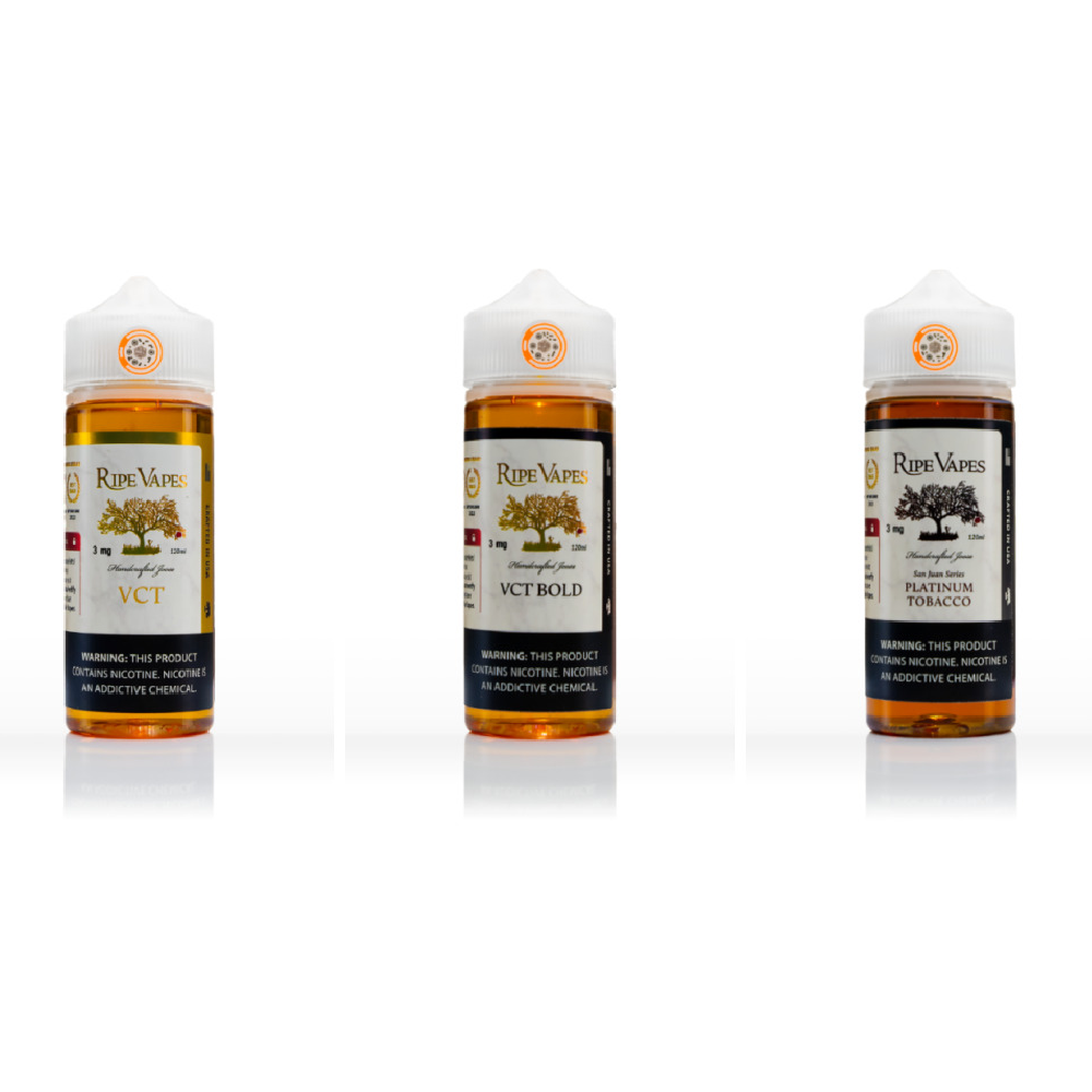 Ripe Vapes E-Liquid | 120mL | Freebase | Group Photo