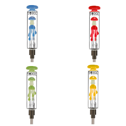 MKGlass (Nectar Collector) TXNC31 Toxic Mushroom Dripping - Group Photo
