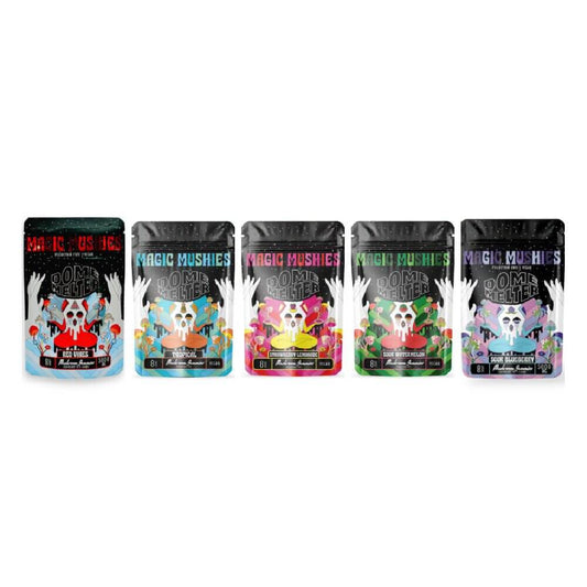 Dome Melter (5000mg 8ct pouch) Magic Mushrooms Gummies - Group Photo