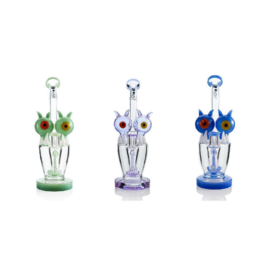 Lookah (Dab Rig) 10″ Cool Percolator Alien Eyestalk Water Pipe (WPC2025) - Group Photo
