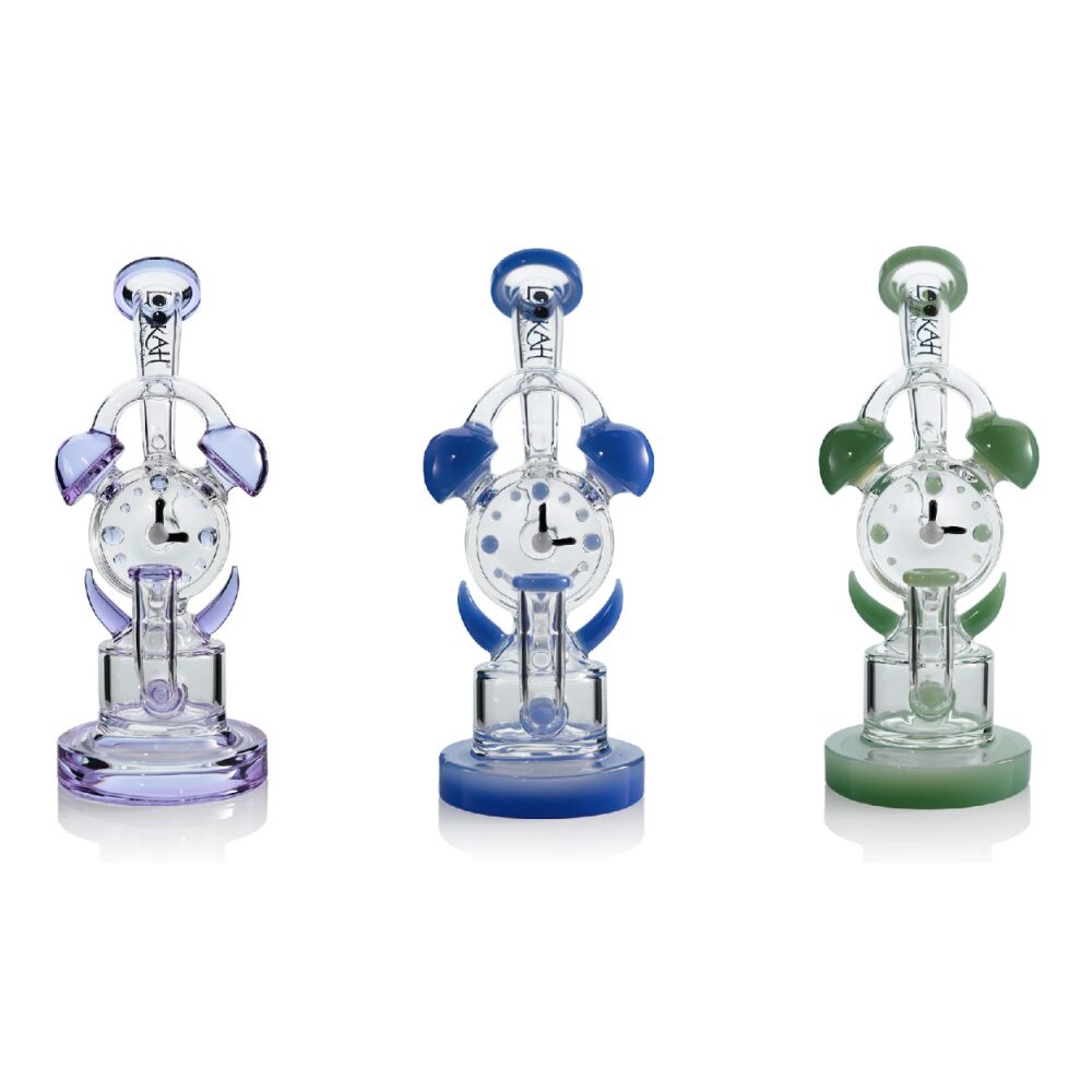 Lookah (Dab Rig) 10“ Recycler Timeless Clock Dab Rig (WPC2027) - Group Photo