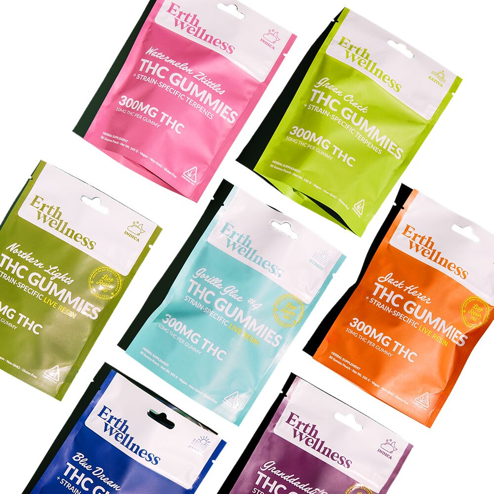 D9 THC Gummies (300mg 30ct jar) - Group Photo