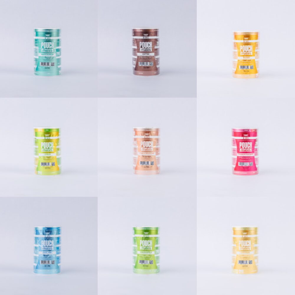 PouchMates (DSPLY 5pc)(Nic Pouch)(20ct Can) - Group Photo