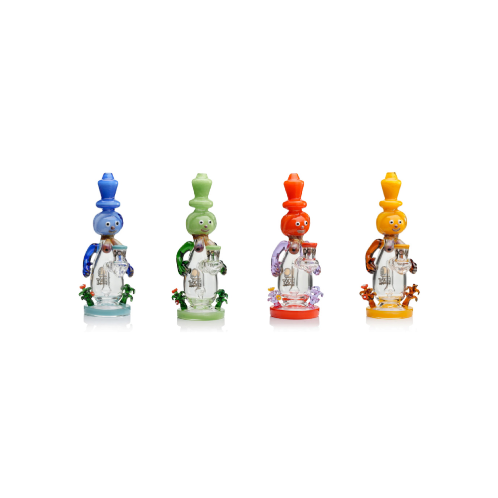Lookah 12” Cute Garden Snowman Dab Rig (WPC1221WB) - Group Photo