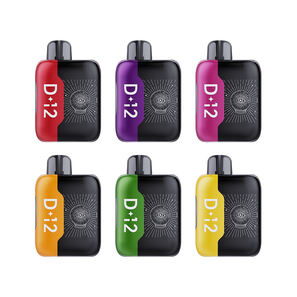 Dimension 12 THC-P Disposable (5g) - Group Photo