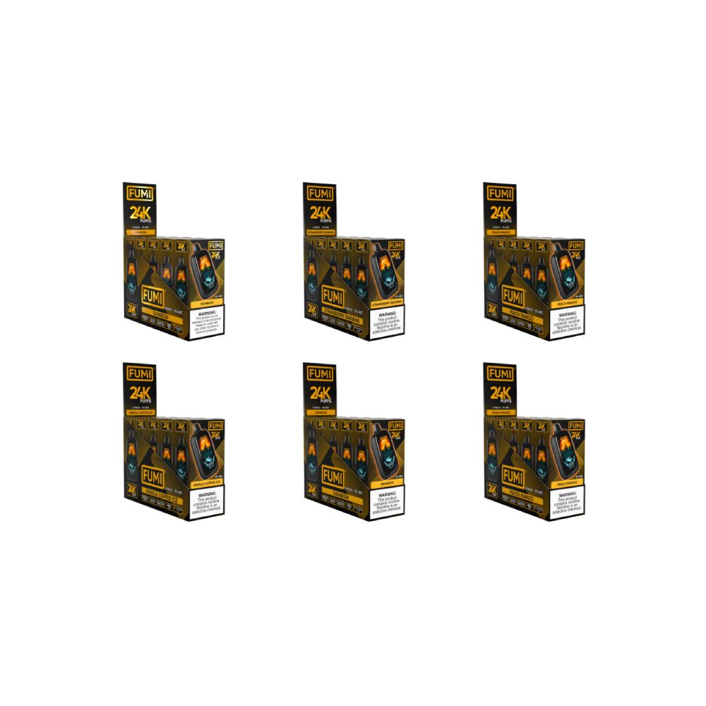 Fumi (DSPLY 35pc)(Dispo) (24000Puff)(18mL) • MOQ 35 - Assorted Flavors