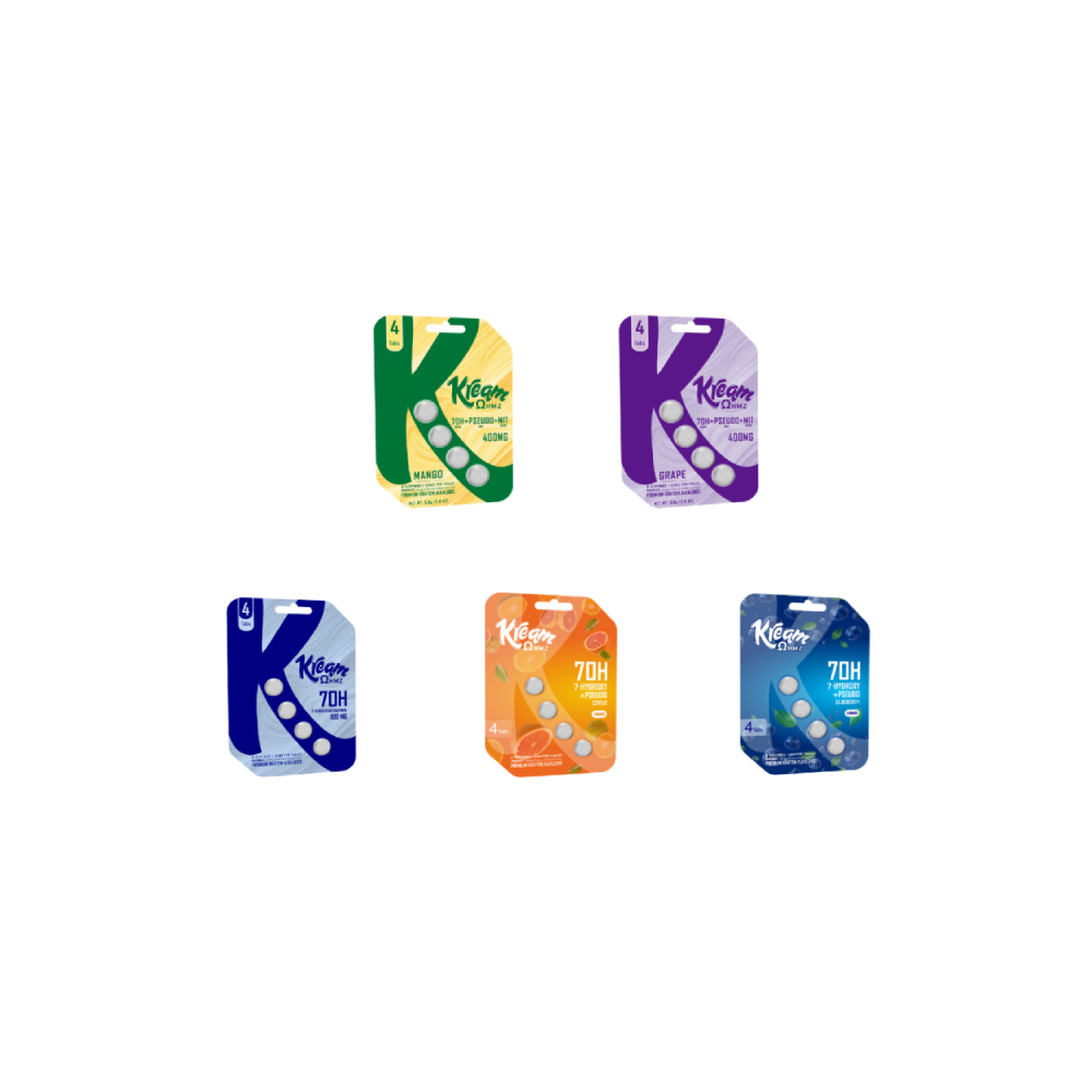 Kream (Kratom)(100mg 4ct tablets) 7-Hydroxy - Group Photo