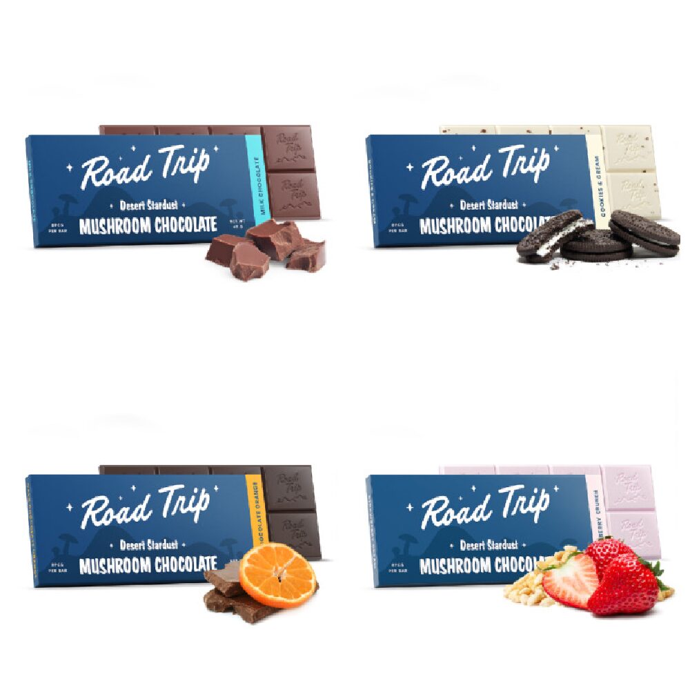 Road Trip (Shroom)(Chocolate)(30000mg 1ct Bar) Desert Stardust - Group Photo