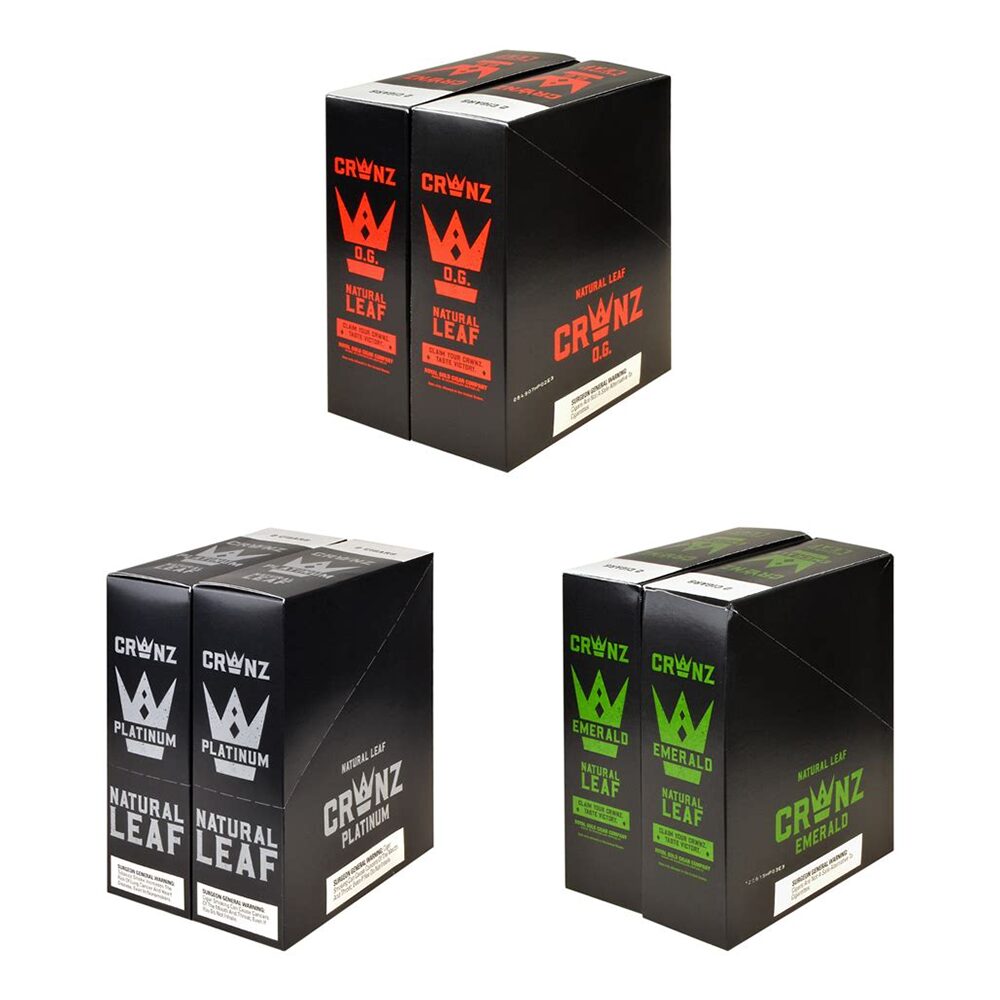 Crwnz (DSPLY 30pc)(Cigar)(2-Pack) Natural Leaf - Group Photo