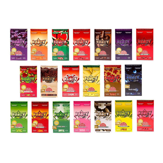 Juicy Jay’s (DSPLY 24pc)(Wraps)(32-Pack) Rolling Papers - Group Photo