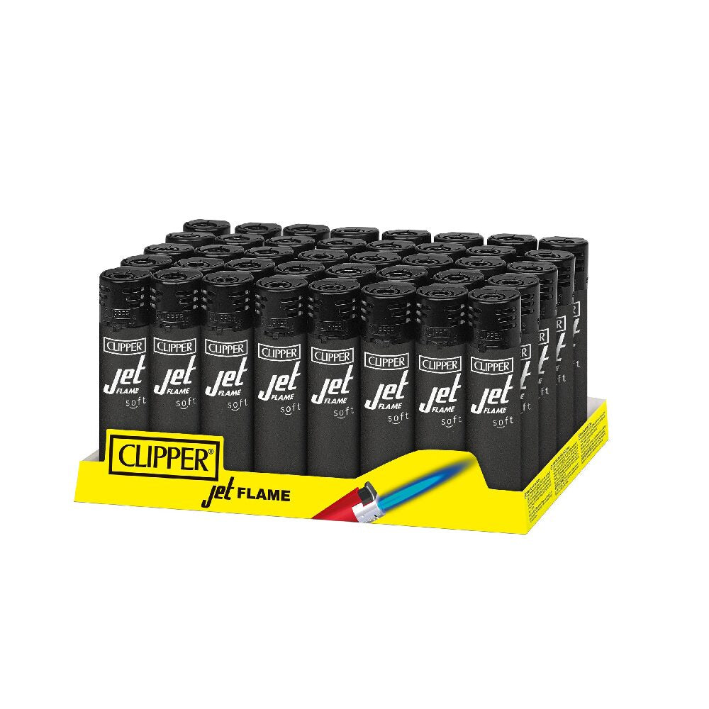 Clipper – DSPLY 48pc- Lighter CMKJ11 Jet Flame Soft Touch
- Black