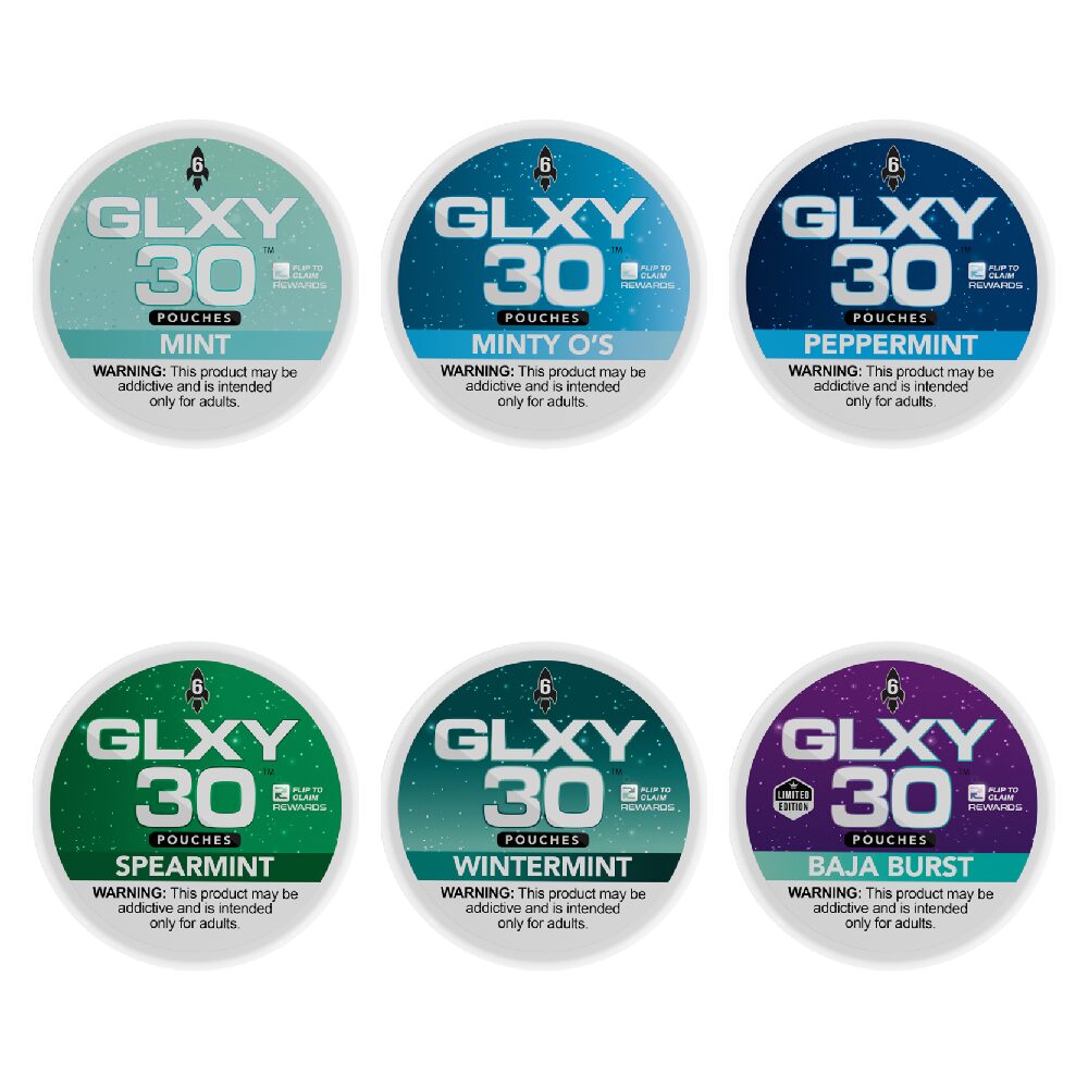 GLXY – DSPLY 5pc- Nic Pouch- 30ct Can- SAS-group photo
