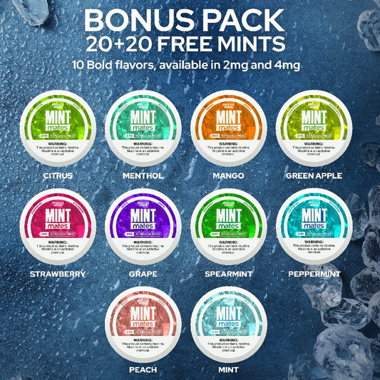 MintMates (DSPLY 5pc)(Nic Mints)(40ct Can)(SAS) - Group Photo