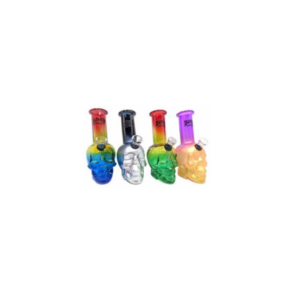Death Row Records (Water Pipe) 6″ Skull Head Bubbler - Group Photo
