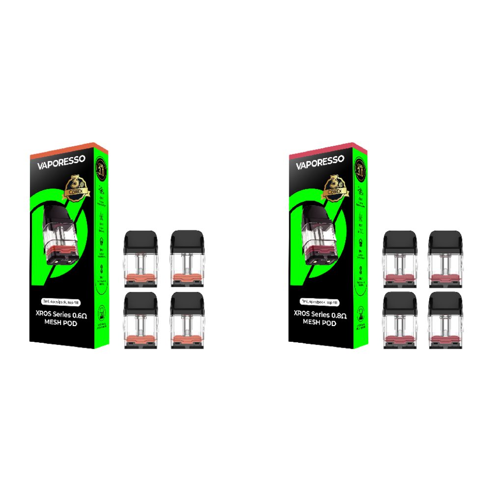 Vaporesso XROS COREX 3.0 – Pods- 4-Pack 3mL Top-Fill - Group Photo