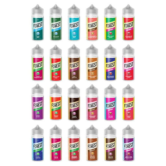 Finest E-Liquid 100mL (Freebase) - Group Photo