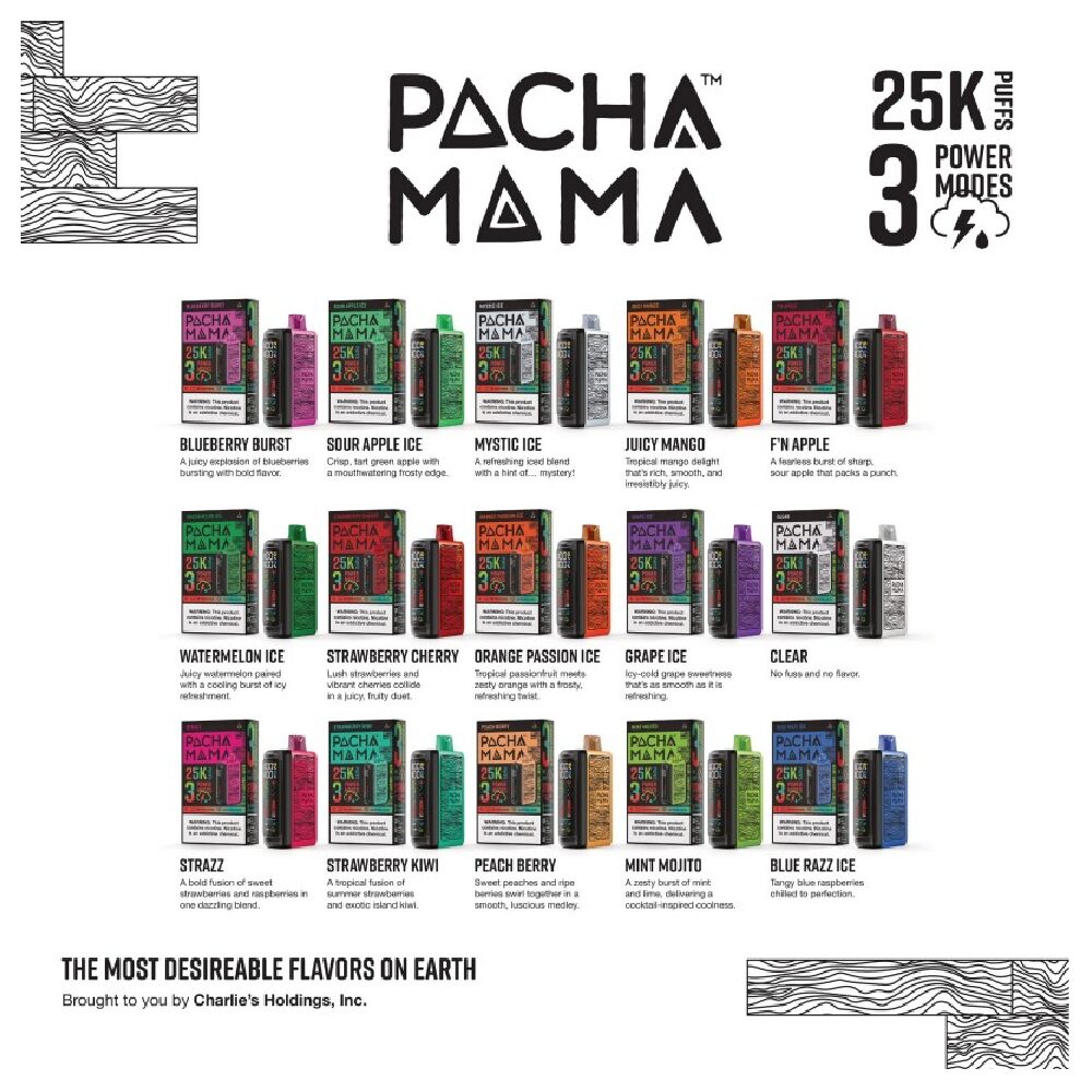 Pachamama 25k – Dispo- 25000Puff- 20mL | Group Photo