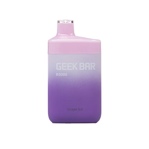 Geek Bar B5000 Disposable 5000 Puffs 14mL 50mg | MOQ 10 | Grape Ice