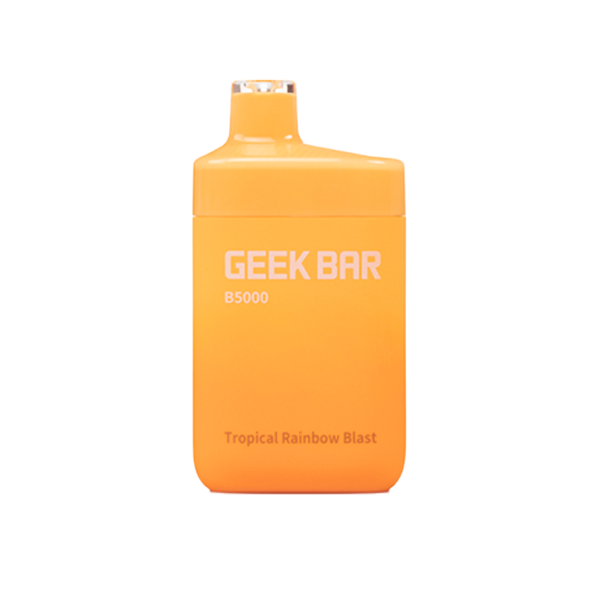 Geek Bar B5000 Disposable 5000 Puffs 14mL 50mg | MOQ 10 | Tropical Rainbow Blast