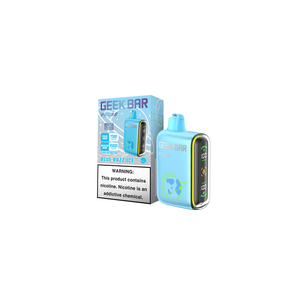 Geek Bar Pulse 15000 Disposables(5 Pack)  Blue Razz Ice with packaging
