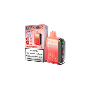 Geek Bar Pulse 15000 Disposables(5 Pack) Cherry Bomb with packaging